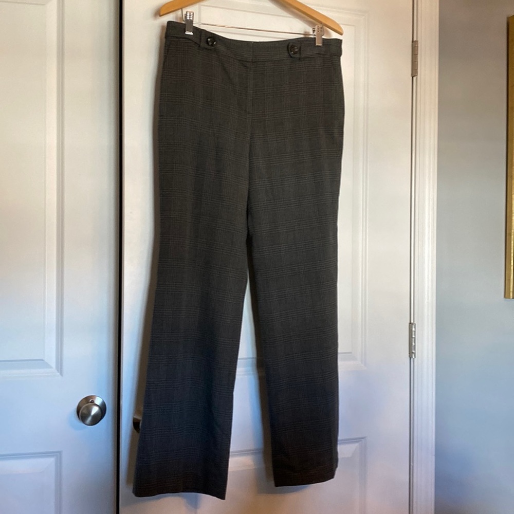 Anne Taylor plaid dress pant size 8
